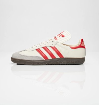 adidas Shoes Samba Classic OG White Scarlet Granite - CQ2216