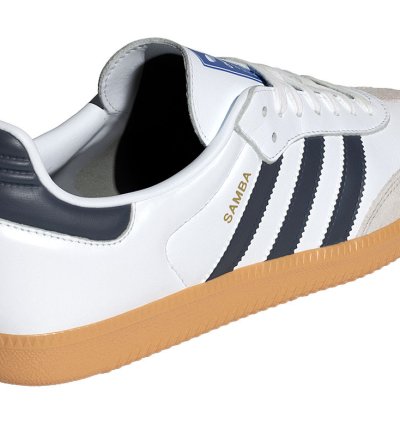 adidas Shoes Samba OG White Night Indigo Gum - IF3814