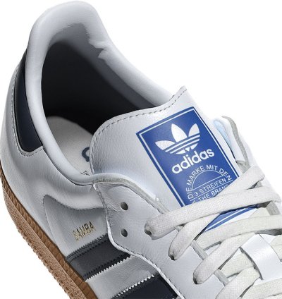 adidas Shoes Samba OG White Night Indigo Gum - IF3814