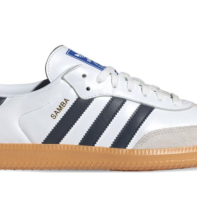 adidas Shoes Samba OG White Night Indigo Gum - IF3814
