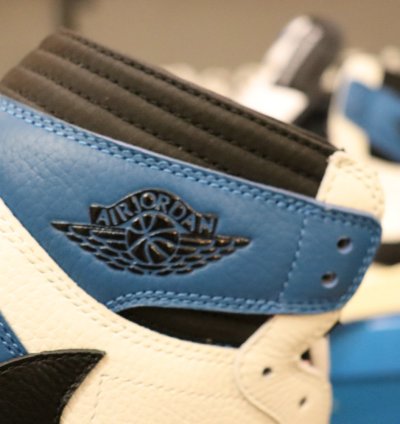 Fragment Design x Travis Scott x Air Jordan 1 Retro High 'Military Blue' DH3227-105