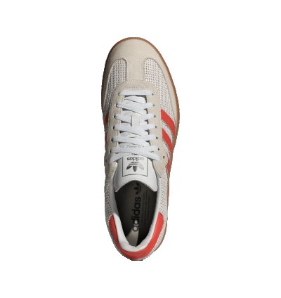 adidas Shoes Samba OG Crystal White Preloved Red - IG1380