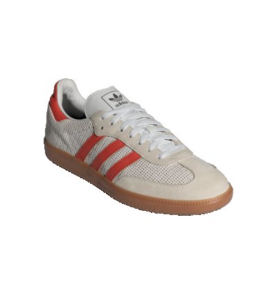 adidas Shoes Samba OG Crystal White Preloved Red - IG1380