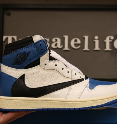 Fragment Design x Travis Scott x Air Jordan 1 Retro High OG 'Military Blue' DH3227-105