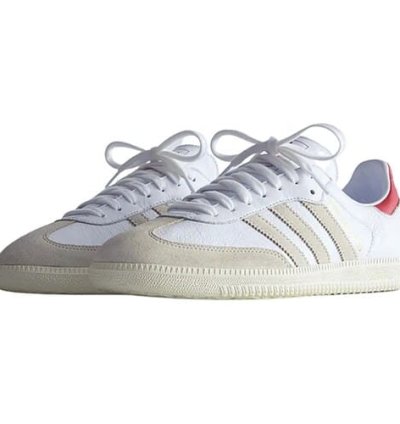adidas Shoes Samba OG Classics White Red -  GY2544