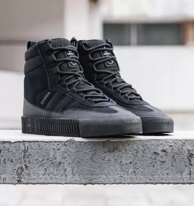 adidas Shoes Samba Boot Triple Black - GZ8107