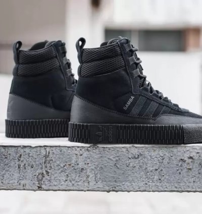adidas Shoes Samba Boot Triple Black - GZ8107
