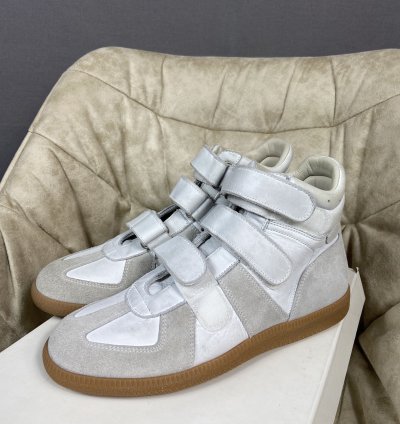 Maison Margiela High Top Strap Sneakers Box New