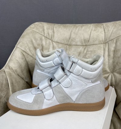 Maison Margiela High Top Strap Sneakers Box New