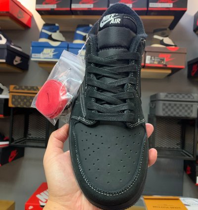 Travis Scott x Air Jordan 1 Retro Low OG SP 'Black Phantom' DM7866-001