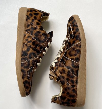 17 Leopard Print Fur GAT Sneakers