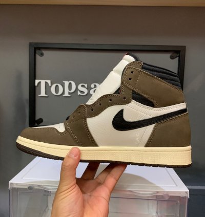 Travis Scott x Air Jordan 1 Retro High OG 'Mocha' CD4487-100