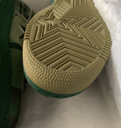 2008 DS Bapesta Plaid Tartan Green