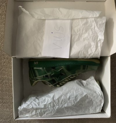2008 DS Bapesta Plaid Tartan Green