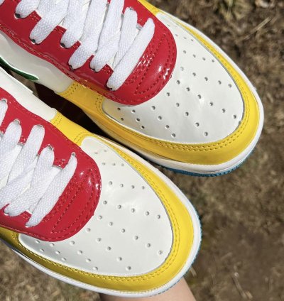 2013 Bathing Ape Baby Milo Multi Patent Leather Bapesta
