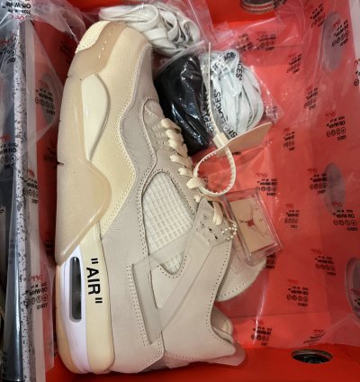 Jordan 4 Retro Off-White Sail (Women's) CV9388-100