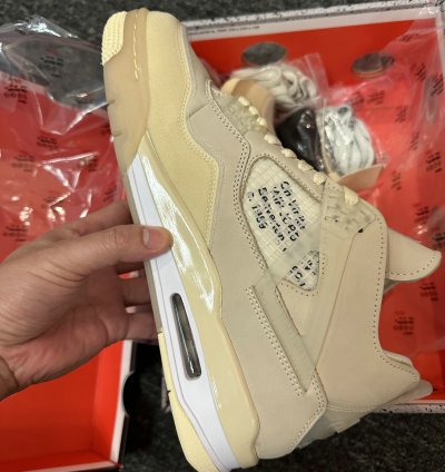 Jordan 4 Retro Off-White Sail (Women's) CV9388-100