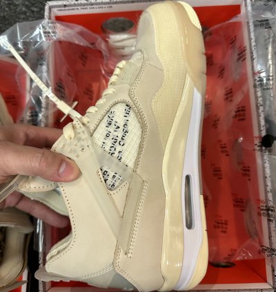 Jordan 4 Retro Off-White Sail (Women's) CV9388-100