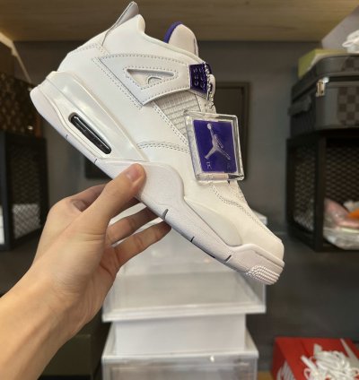 Jordan 4 Retro Metallic Purple (GS) 408452-115
