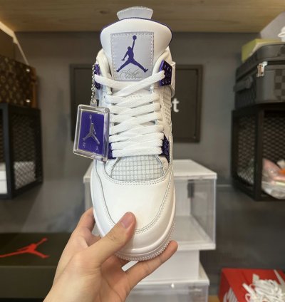 Jordan 4 Retro Metallic Purple (GS) 408452-115
