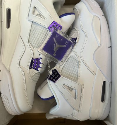 Jordan 4 Retro Metallic Purple (GS) 408452-115