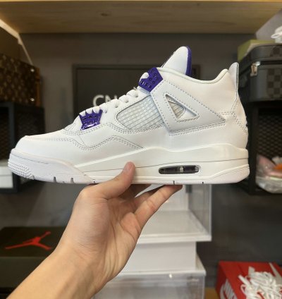 Jordan 4 Retro Metallic Purple (GS) 408452-115