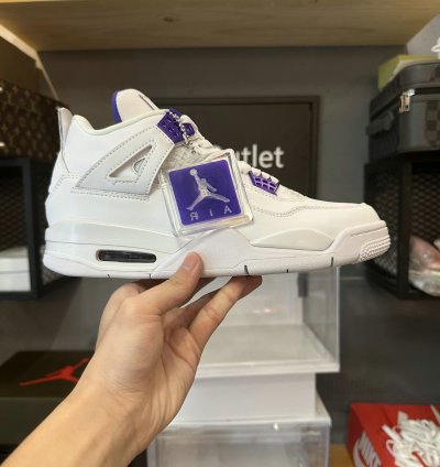 Jordan 4 Retro Metallic Purple (GS) 408452-115
