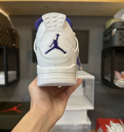 Jordan 4 Retro Metallic Purple (GS) 408452-115