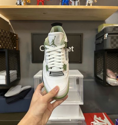 Jordan 4 Retro Seafoam (Women's) AQ9129-103