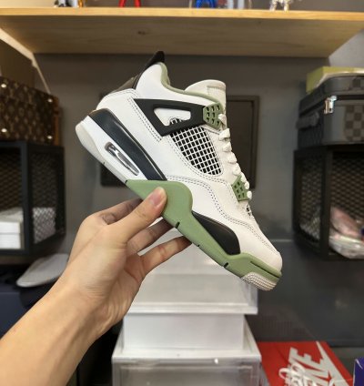 Jordan 4 Retro Seafoam (Women's) AQ9129-103