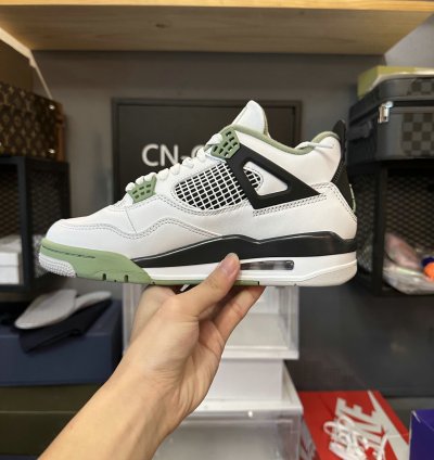 Jordan 4 Retro Seafoam (Women's) AQ9129-103