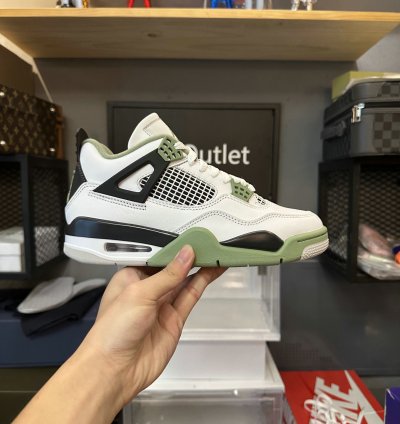Jordan 4 Retro Seafoam (Women's) AQ9129-103