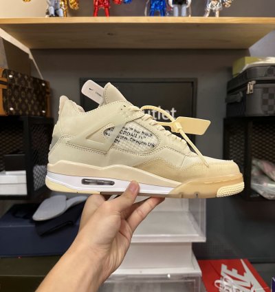 Off-White x Air Jordan 4 SP 'Sail' CV9388-100