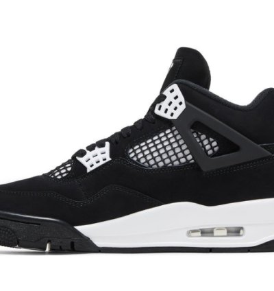 Mens Wmns Air Jordan 4 Retro White Thunder FQ8138 001