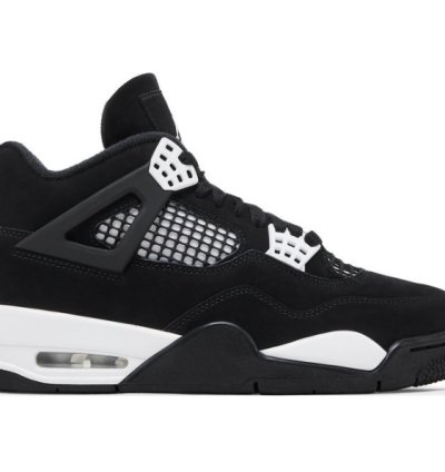 Mens Wmns Air Jordan 4 Retro White Thunder FQ8138 001