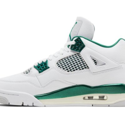 Mens Wmns Air Jordan 4 Retro Oxidized Green FQ8138 103