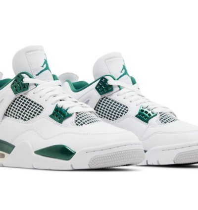 Mens Wmns Air Jordan 4 Retro Oxidized Green FQ8138 103