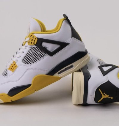 Mens Wmns Air Jordan 4 Retro Vivid Sulfur AQ9129 101