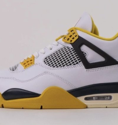Mens Wmns Air Jordan 4 Retro Vivid Sulfur AQ9129 101