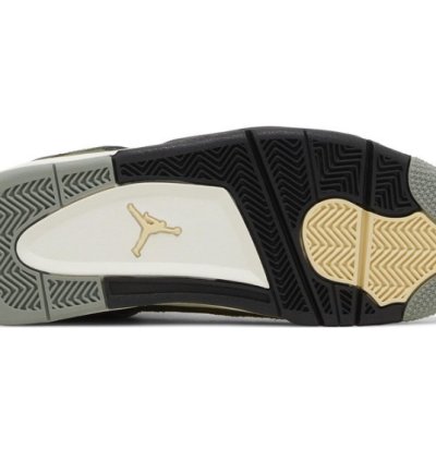 Mens Wmns Air Jordan 4 Retro SE Craft Olive FB9927 200 / FB9928 200