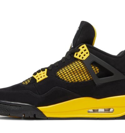 Mens Wmns Air Jordan 4 Retro Thunder 2023 DH6927 017 / 408452 017