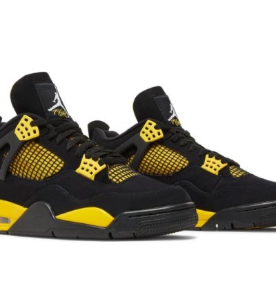 Mens Wmns Air Jordan 4 Retro Thunder 2023 DH6927 017 / 408452 017