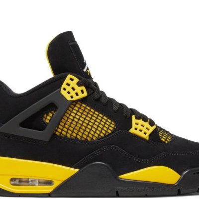 Mens Wmns Air Jordan 4 Retro Thunder 2023 DH6927 017 / 408452 017