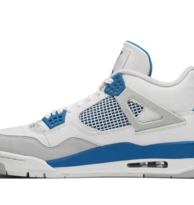 Mens Wmns Air Jordan 4 Retro Military Blue 2012 308497 105 / 408452 105