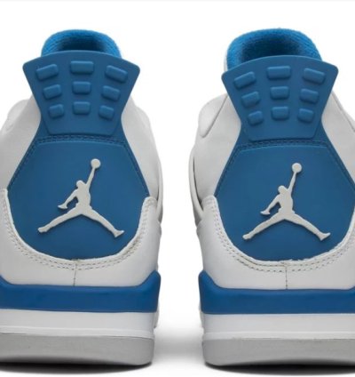 Mens Wmns Air Jordan 4 Retro Military Blue 2012 308497 105 / 408452 105