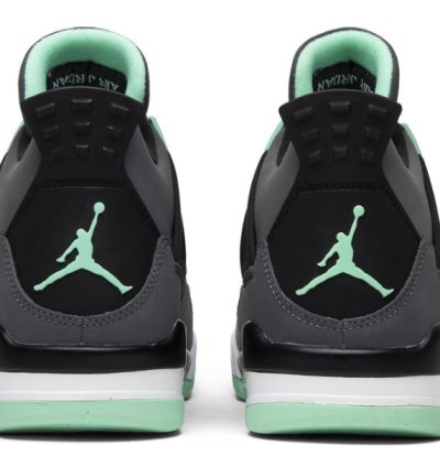 Mens Wmns Air Jordan 4 Retro Green Glow 308497 033 / 408452