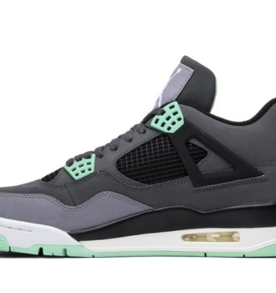 Mens Wmns Air Jordan 4 Retro Green Glow 308497 033 / 408452