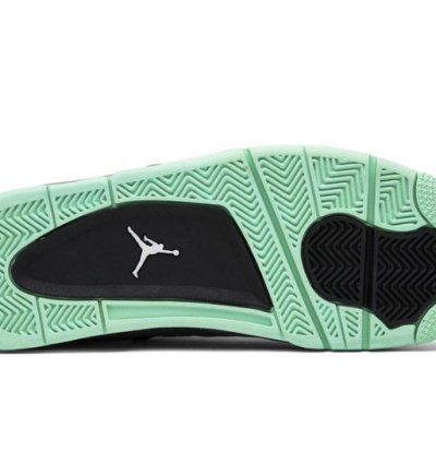 Mens Wmns Air Jordan 4 Retro Green Glow 308497 033 / 408452