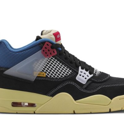 Mens Wmns Union LA x Air Jordan 4 Retro Off Noir DC9533 001