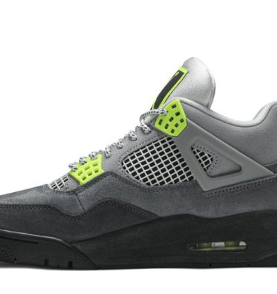Mens Wmns Air Jordan 4 Retro SE Neon 95 CT5342 007